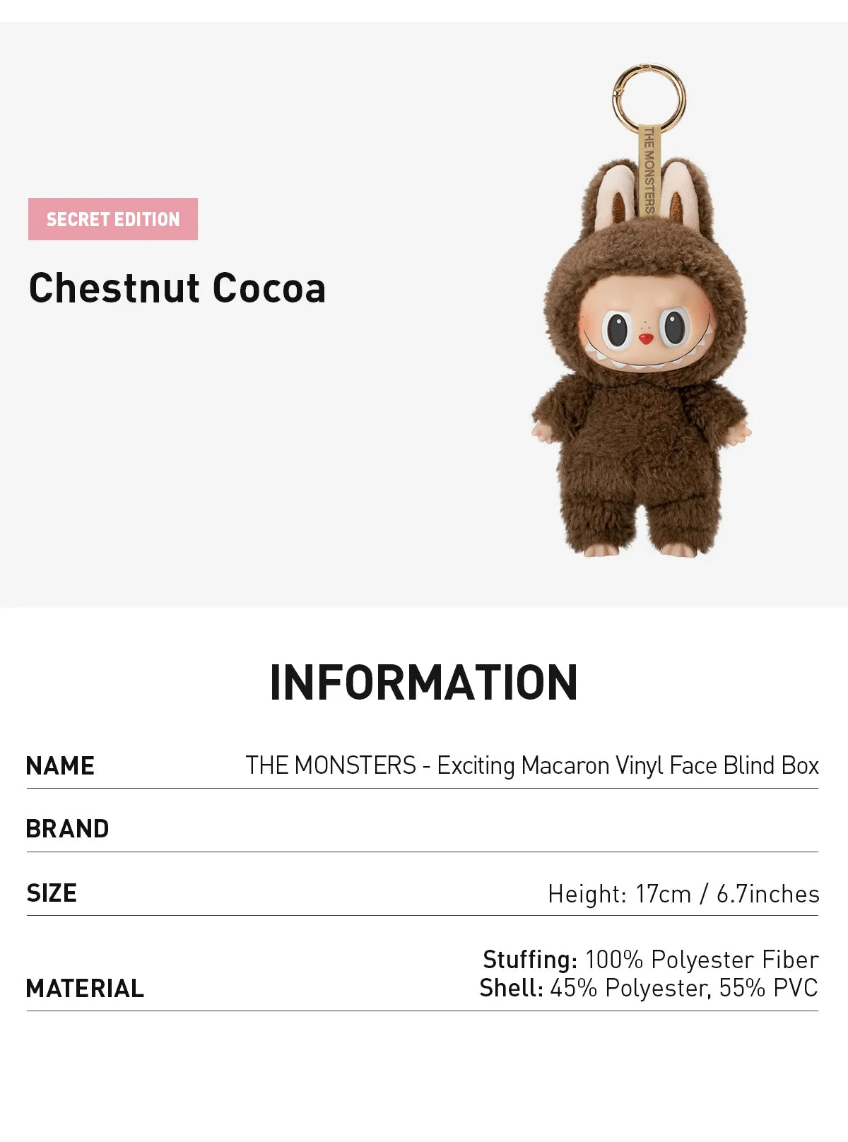 This is the Labubu “Chestnut Cocoa” figure — a secret variant